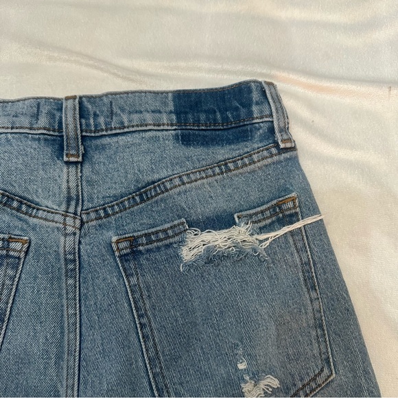 Abercrombie & Fitch Blue High-Rise Mom Short Size 26 - 51083 - Picture 7 of 9